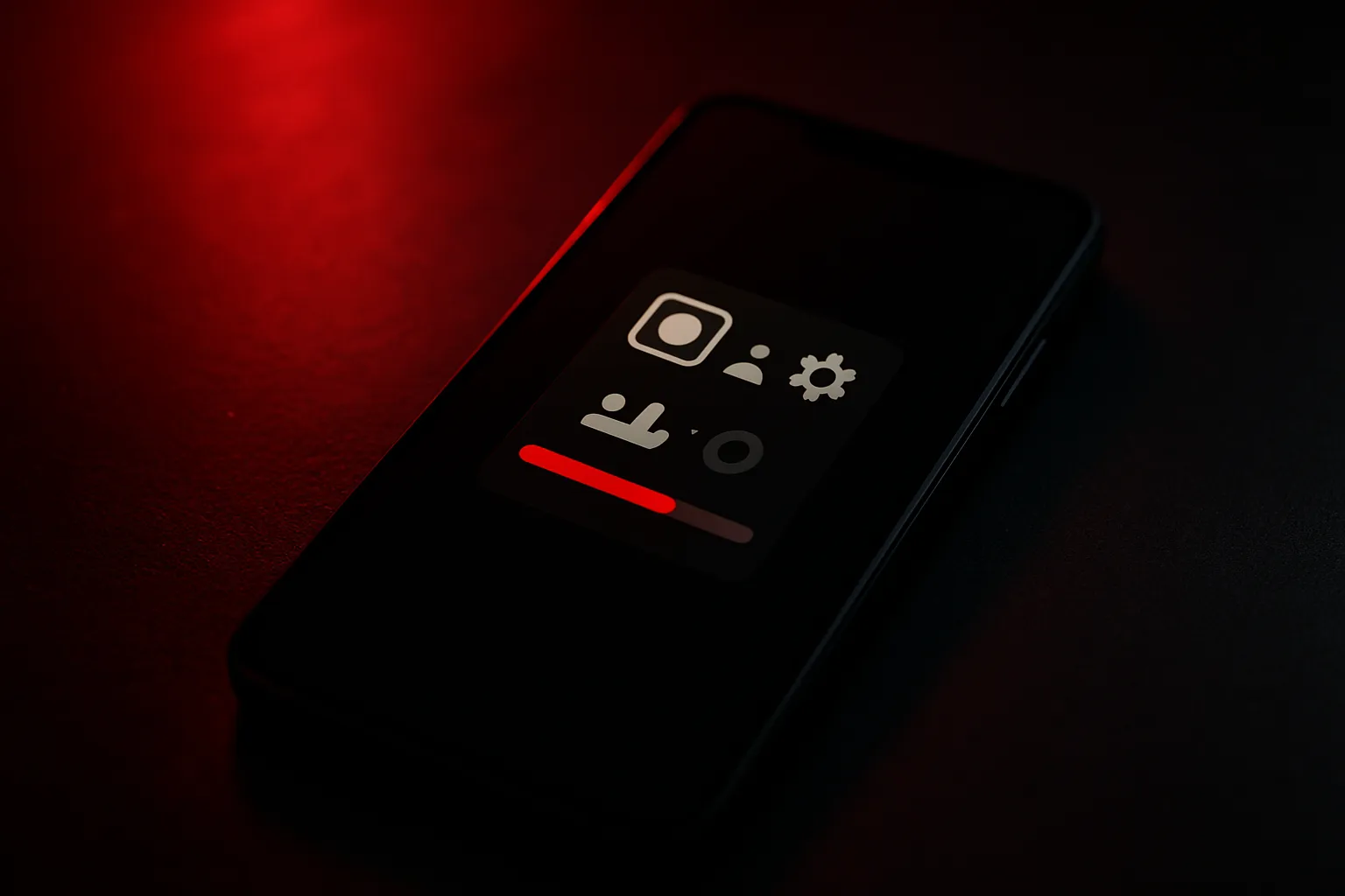 Telefon z Androidem podczas instalacji aplikacji kasyna Vavada