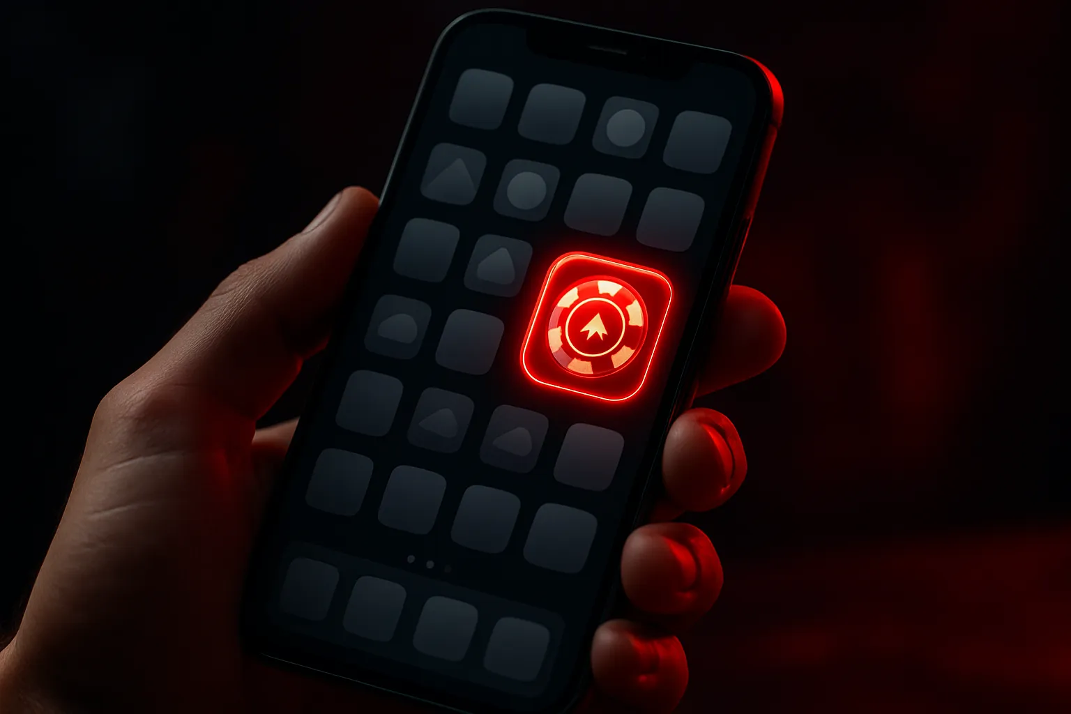 iPhone z ikoną skrótu Vavada na ekranie początkowym